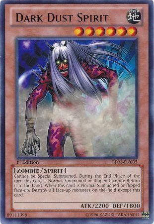 Dark Dust Spirit BP01 EN005 Rare 1st Edition Dark Dust Spirit BP01 EN005 Rare 1st Edition