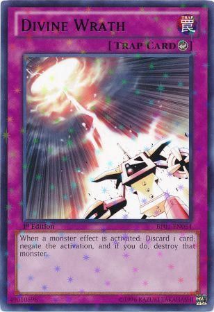 Divine Wrath BP01 EN054 Starfoil Rare 1st Edition Divine Wrath BP01 EN054 Starfoil Rare 1st Edition