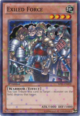 Exiled Force BP01 EN059 Starfoil Rare 1st Edition Exiled Force BP01 EN059 Starfoil Rare 1st Edition