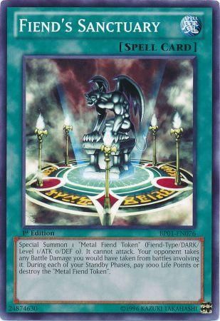 Fiend s Sanctuary BP01 EN076 Common 1st Edition Battle Pack Epic Dawn 1st Edition Singles Fiend s Sanctuary BP01 EN076 Common 1st Edition Battle Pack Epic Dawn 1st Edition Singles