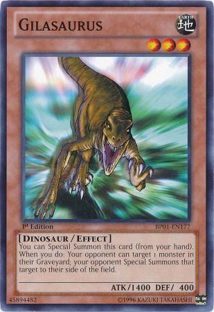 Gilasaurus BP01 EN177 Common 1st Edition Battle Pack Epic Dawn 1st Edition Singles Gilasaurus BP01 EN177 Common 1st Edition Battle Pack Epic Dawn 1st Edition Singles