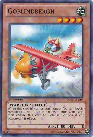 Goblindbergh BP01 EN219 Starfoil Rare 1st Edition Goblindbergh BP01 EN219 Starfoil Rare 1st Edition