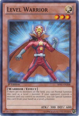 LEVEL WARRIOR BP01-EN208 1st EDITION 2012 SERIES COMMON YTCG