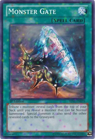 Monster Gate BP01 EN079 Starfoil Rare 1st Edition Monster Gate BP01 EN079 Starfoil Rare 1st Edition
