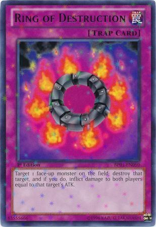 Ring of Destruction BP01 EN050 Starfoil Rare 1st Edition Ring of Destruction BP01 EN050 Starfoil Rare 1st Edition