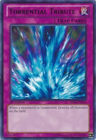 Torrential Tribute BP01 EN051 Rare 1st Edition Torrential Tribute BP01 EN051 Rare 1st Edition