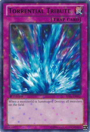 Torrential Tribute BP01 EN051 Starfoil Rare 1st Edition Torrential Tribute BP01 EN051 Starfoil Rare 1st Edition