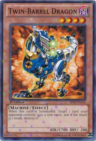 Twin Barrel Dragon BP01 EN154 Starfoil Rare 1st Edition Twin Barrel Dragon BP01 EN154 Starfoil Rare 1st Edition