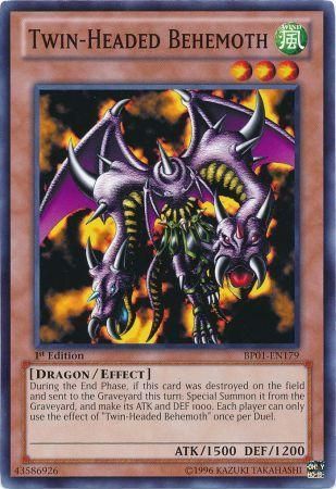 Twin Headed Behemoth BP01 EN179 Common 1st Edition Battle Pack Epic Dawn 1st Edition Singles Twin Headed Behemoth BP01 EN179 Common 1st Edition Battle Pack Epic Dawn 1st Edition Singles