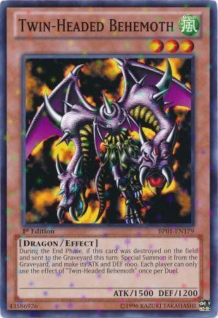 Twin Headed Behemoth BP01 EN179 Starfoil Rare 1st Edition Battle Pack Epic Dawn 1st Edition Starfoil Singles Twin Headed Behemoth BP01 EN179 Starfoil Rare 1st Edition Battle Pack Epic Dawn 1st Edition Starfoil Singles