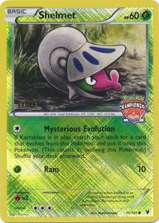 Shelmet 11 101 Pokemon Championship Series Staff Promo Pokemon Championship League Organized Play Promos Shelmet 11 101 Pokemon Championship Series Staff Promo Pokemon Championship League Organized Play Promos