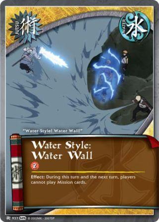 Water Style Water Wall 937 Common Naruto Kage Summit Water Style Water Wall 937 Common Naruto Kage Summit