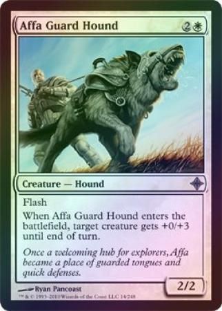 Affa Guard Hound Foil Rise of the Eldrazi Foil Singles Affa Guard Hound Foil Rise of the Eldrazi Foil Singles