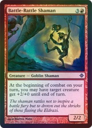 Battle Rattle Shaman Foil Rise of the Eldrazi Foil Singles Battle Rattle Shaman Foil Rise of the Eldrazi Foil Singles