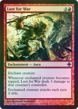 Lust for War Foil Rise of the Eldrazi Foil Singles Lust for War Foil Rise of the Eldrazi Foil Singles
