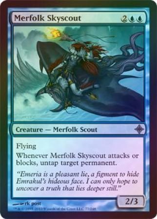 Merfolk Skyscout Foil Rise of the Eldrazi Foil Singles Merfolk Skyscout Foil Rise of the Eldrazi Foil Singles