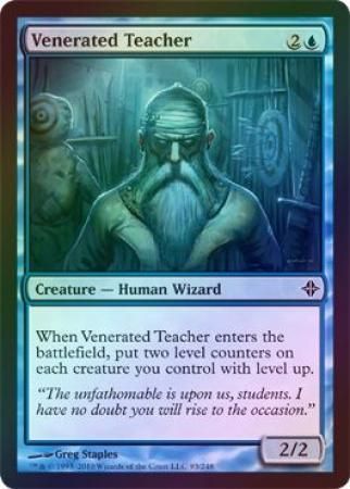 Venerated Teacher Foil Rise of the Eldrazi Foil Singles Venerated Teacher Foil Rise of the Eldrazi Foil Singles