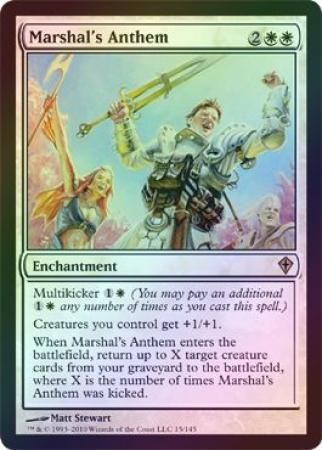 Marshal s Anthem Foil Worldwake Foil Singles Marshal s Anthem Foil Worldwake Foil Singles