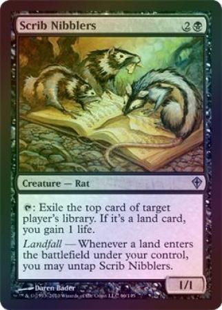 Scrib Nibblers Foil Worldwake Foil Singles Scrib Nibblers Foil Worldwake Foil Singles