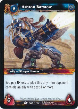 Ashton Barstow 75 202 Common WoW Tomb of the Forgotten Ashton Barstow 75 202 Common WoW Tomb of the Forgotten