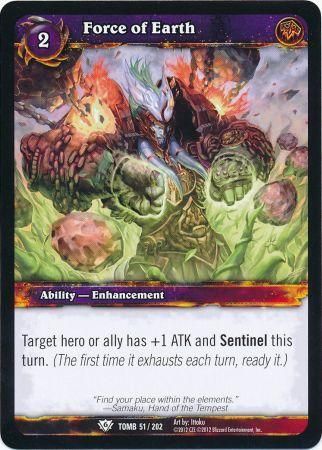 Force of Earth 51 202 Common WoW Tomb of the Forgotten Force of Earth 51 202 Common WoW Tomb of the Forgotten