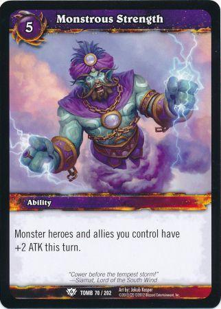 Monstrous Strength 70 202 Common WoW Tomb of the Forgotten Monstrous Strength 70 202 Common WoW Tomb of the Forgotten