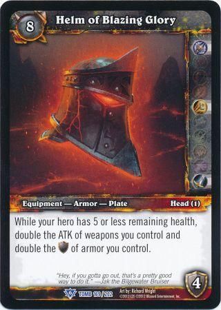 Helm of Blazing Glory 169 202 Rare Helm of Blazing Glory 169 202 Rare