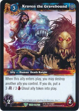 Kraven the Gravebound 88 202 Uncommon WoW Tomb of the Forgotten Kraven the Gravebound 88 202 Uncommon WoW Tomb of the Forgotten