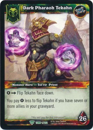 Dark Pharaoh Tekahn Tomb 1 202 Epic Box Foil World of Warcraft Promo Singles Dark Pharaoh Tekahn Tomb 1 202 Epic Box Foil World of Warcraft Promo Singles