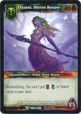Jasani Shrine Keeper 6 202 Epic Box Foil World of Warcraft Promo Singles Jasani Shrine Keeper 6 202 Epic Box Foil World of Warcraft Promo Singles