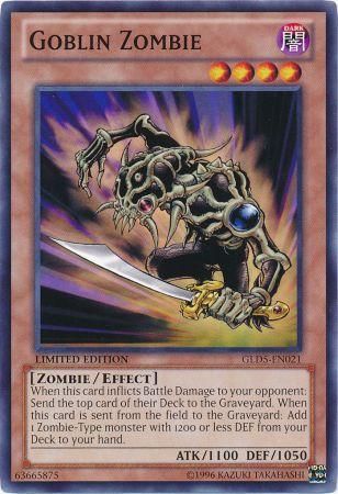 Goblin Zombie GLD5 EN021 Common Gold Series 5 Haunted Mine GLD5 Goblin Zombie GLD5 EN021 Common Gold Series 5 Haunted Mine GLD5