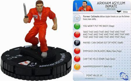 Arkham Asylum Inmate 004 The Dark Knight Rises DC Heroclix DC Dark Knight Rises Arkham Asylum Inmate 004 The Dark Knight Rises DC Heroclix DC Dark Knight Rises