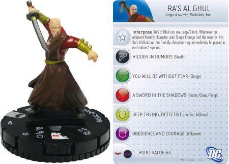 Ra s Al Ghul 022 The Dark Knight Rises DC Heroclix DC Dark Knight Rises Ra s Al Ghul 022 The Dark Knight Rises DC Heroclix DC Dark Knight Rises