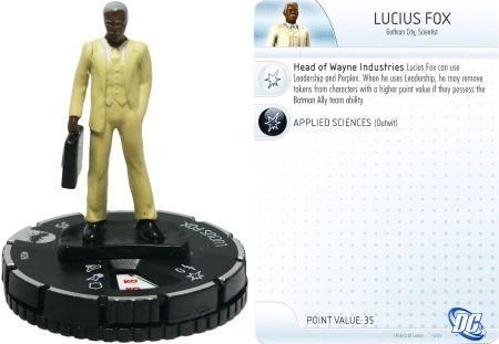 Lucius Fox 026 The Dark Knight Rises DC Heroclix DC Dark Knight Rises Lucius Fox 026 The Dark Knight Rises DC Heroclix DC Dark Knight Rises