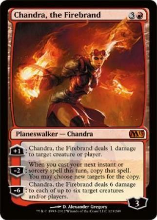 Chandra the Firebrand Magic 2013 M13 Singles Chandra the Firebrand Magic 2013 M13 Singles