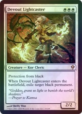 Devout Lightcaster Foil Zendikar Foil Singles Devout Lightcaster Foil Zendikar Foil Singles