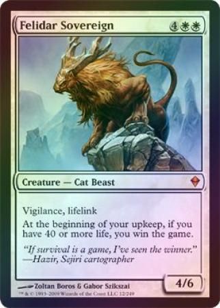 Felidar Sovereign Foil Zendikar Foil Singles Felidar Sovereign Foil Zendikar Foil Singles