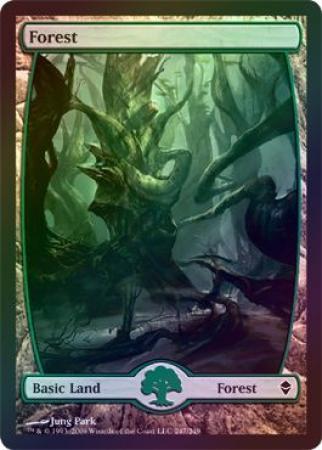 Forest 247 Foil Zendikar Foil Singles Forest 247 Foil Zendikar Foil Singles