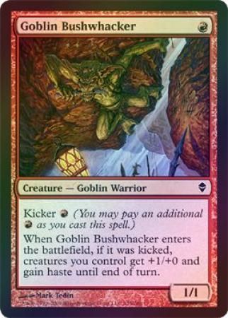 Goblin Bushwhacker Foil Zendikar Foil Singles Goblin Bushwhacker Foil Zendikar Foil Singles