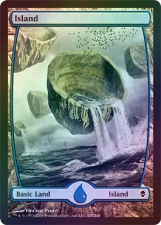 Island 237 Foil Zendikar Foil Singles Island 237 Foil Zendikar Foil Singles
