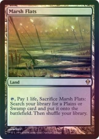 Marsh Flats Foil Zendikar Foil Singles Marsh Flats Foil Zendikar Foil Singles