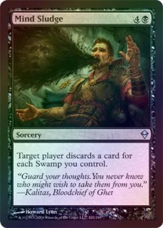 Mind Sludge Foil Zendikar Foil Singles Mind Sludge Foil Zendikar Foil Singles
