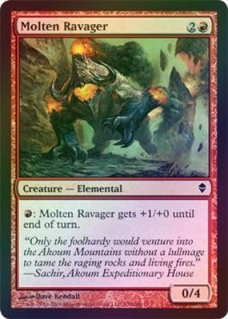 Molten Ravager Foil Zendikar Foil Singles Molten Ravager Foil Zendikar Foil Singles