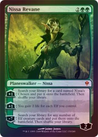 Nissa Revane Foil Zendikar Foil Singles Nissa Revane Foil Zendikar Foil Singles
