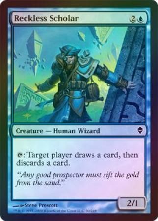 Reckless Scholar Foil Zendikar Foil Singles Reckless Scholar Foil Zendikar Foil Singles