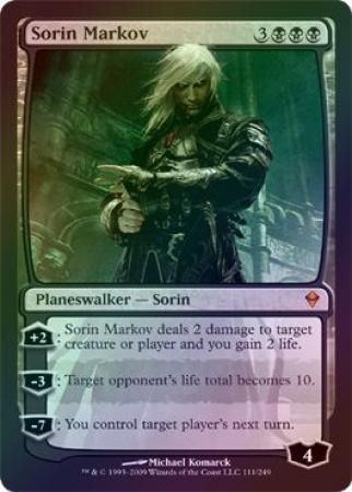 Sorin Markov Foil Zendikar Foil Singles Sorin Markov Foil Zendikar Foil Singles