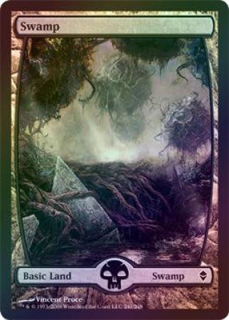Swamp 241 Foil Zendikar Foil Singles Swamp 241 Foil Zendikar Foil Singles