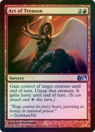 Act of Treason Foil Magic 2010 M10 Foil Singles Act of Treason Foil Magic 2010 M10 Foil Singles