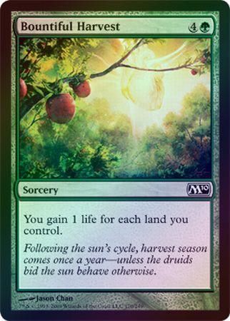 Bountiful Harvest Foil Magic 2010 M10 Foil Singles Bountiful Harvest Foil Magic 2010 M10 Foil Singles