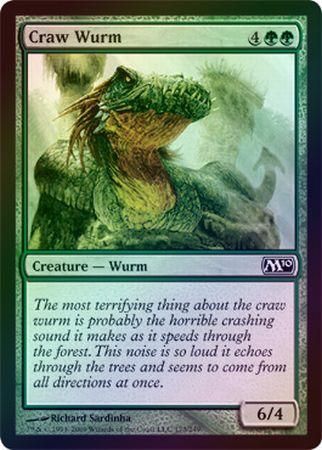 Craw Wurm Foil Magic 2010 M10 Foil Singles Craw Wurm Foil Magic 2010 M10 Foil Singles